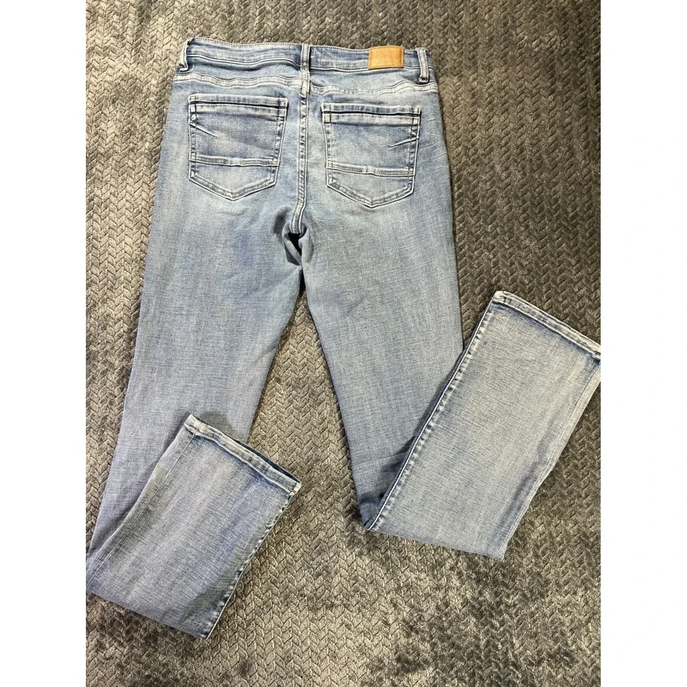 BKE‎ Payton Women's Jeans Mid Rise Tailored Bootcut Light Wash Size 29x35